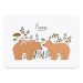 Het geboortekaartje familie beer is verkrijgbaar met 1, 2 of 3 kleine beertjes. Een heel mooi kaartje voor als er een broertje of zusje bijkomt.